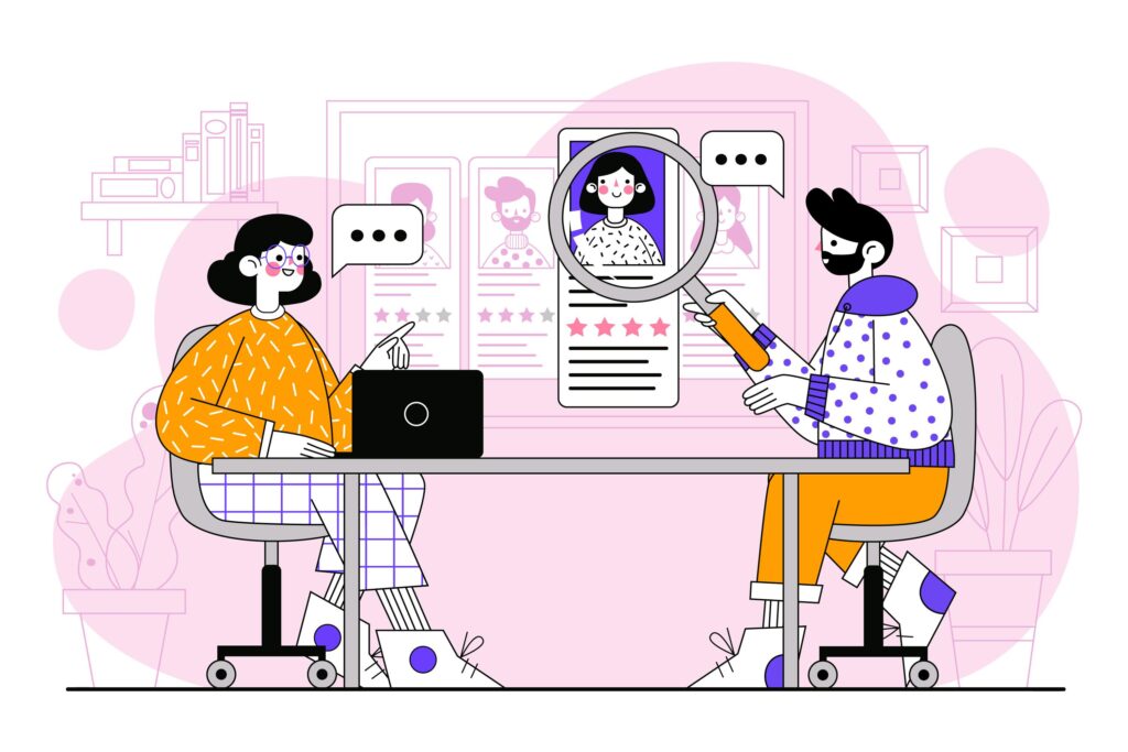 staff augmentation - a staff searching a talented candidate