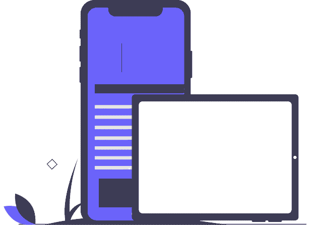 Android app maintenance services banner illustration