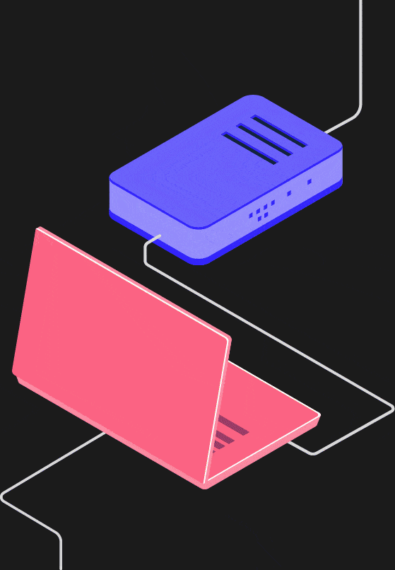 Server maintenance illustration